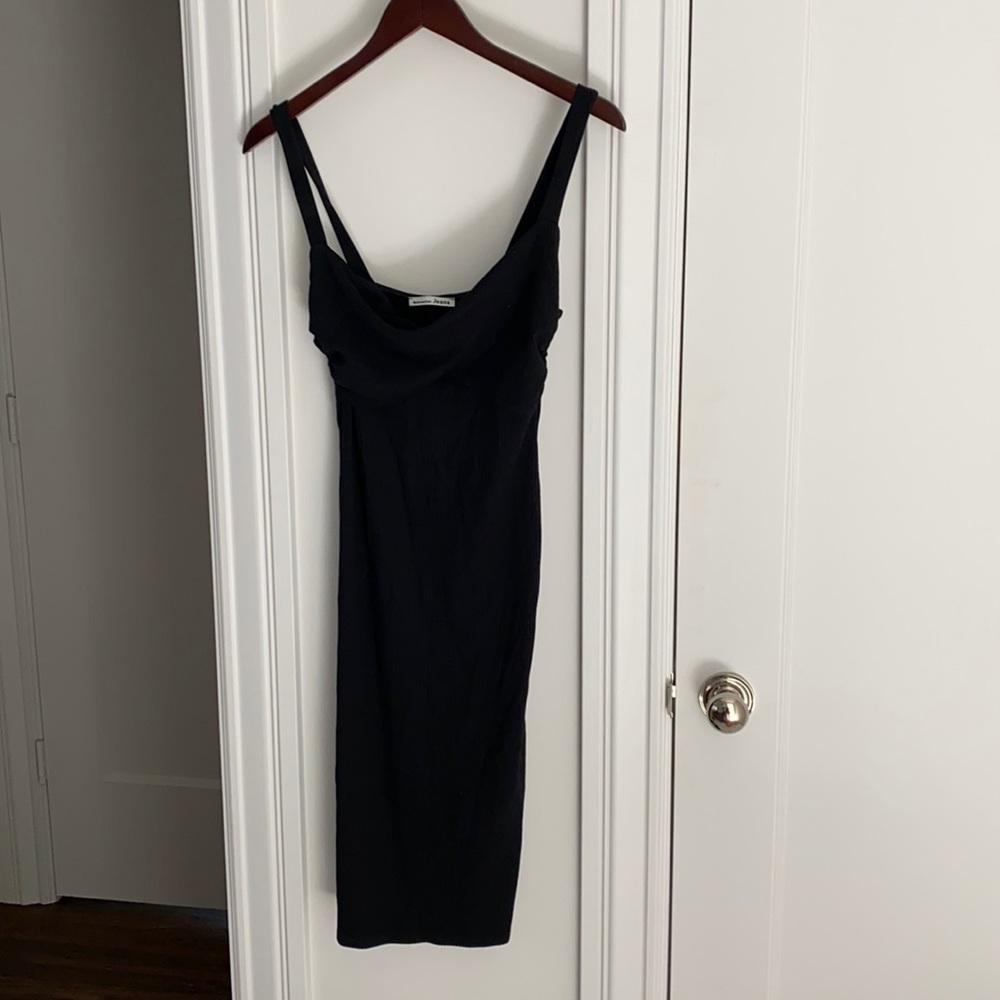 Reformation black dress
